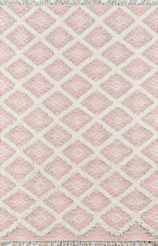 Momeni Harper Har-1 Pink Geometric Area Rug