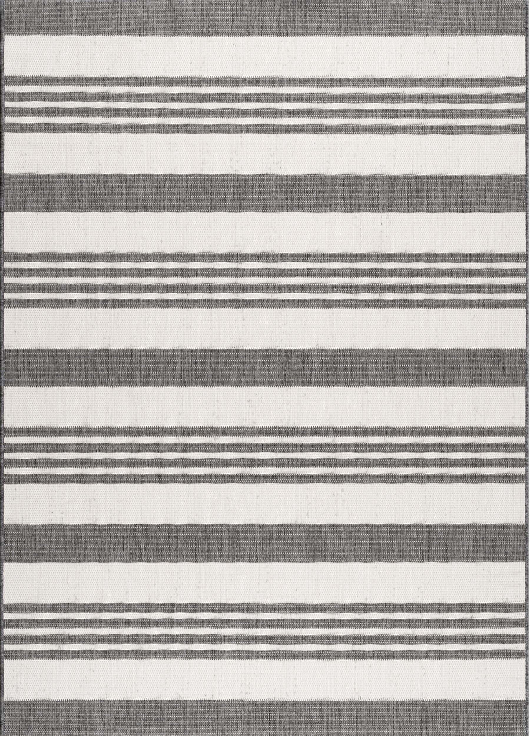 Nuloom Robin Multi Stripe Nro2866C Light Gray Area Rug