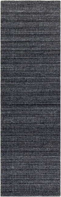 Surya Hickory Hck-2300 Charcoal, Black Area Rug