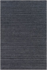 Surya Hickory Hck-2300 Charcoal, Black Rug.