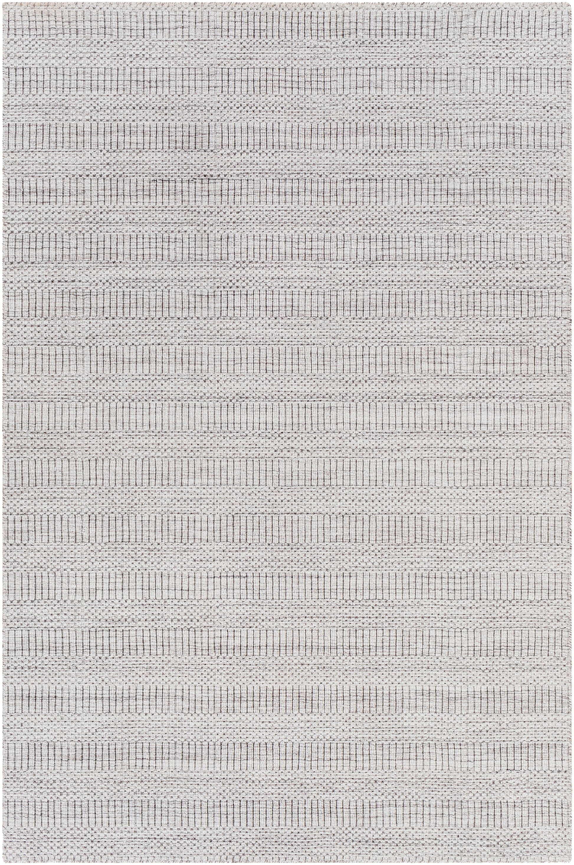 Surya Hickory Hck-2302 Light Beige, Gray Area Rug