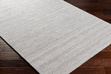 Surya Hickory Hck-2302 Light Beige, Gray Rug.