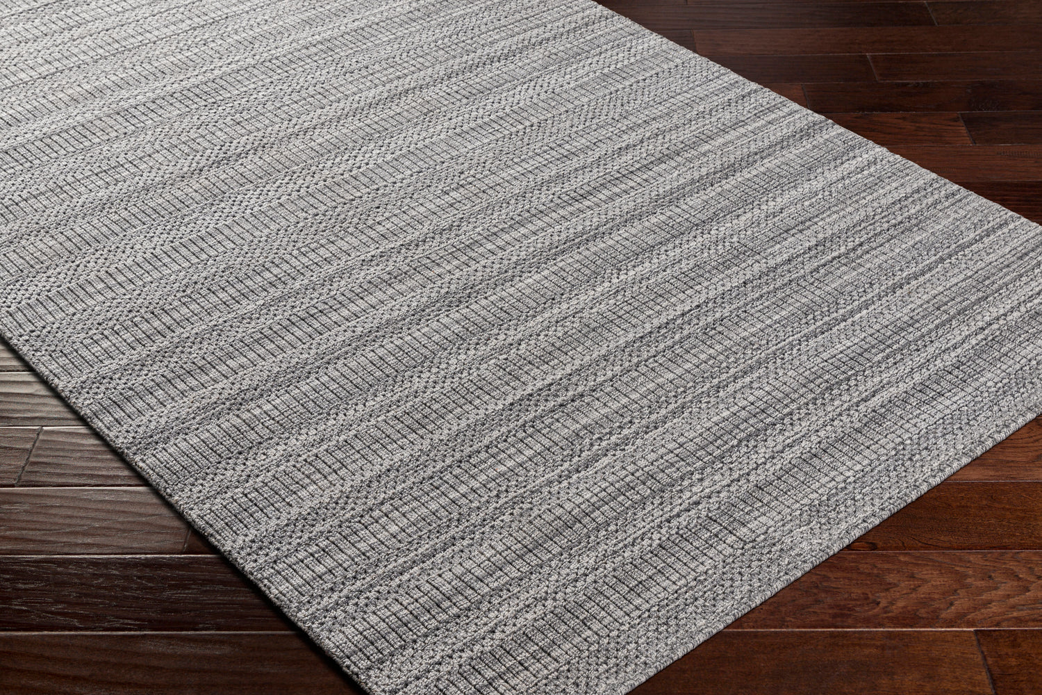 Surya Hickory Hck-2303 Gray, Charcoal Rug.