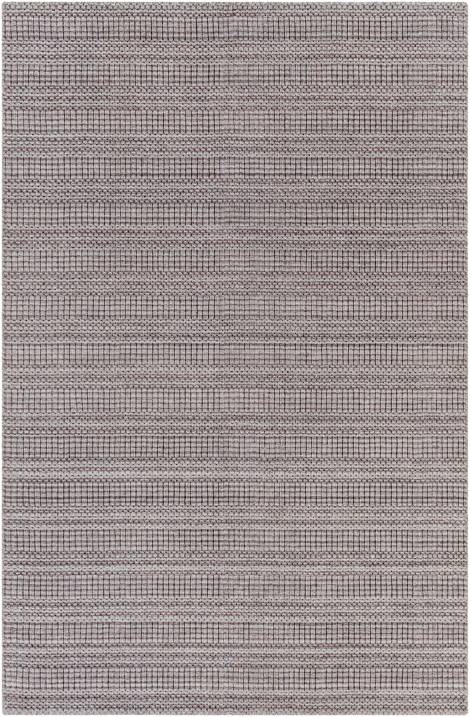 Surya Hickory Hck-2304 Dark Brown, Beige Area Rug