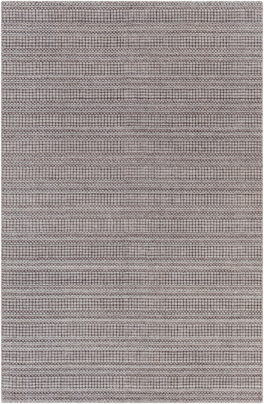 Surya Hickory Hck-2304 Dark Brown, Beige Area Rug