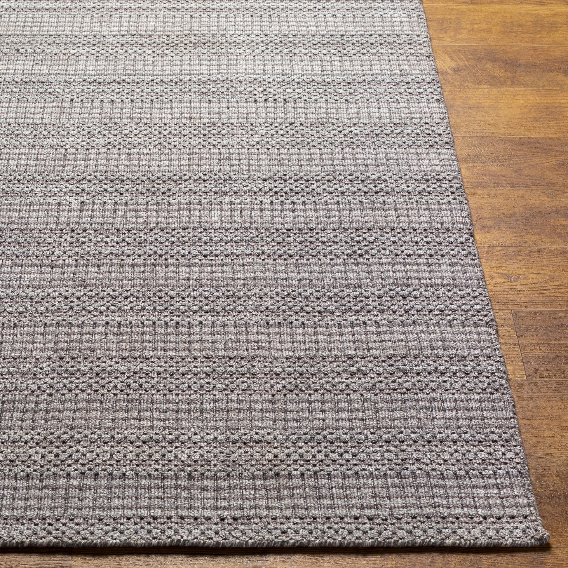 Surya Hickory Hck-2304 Dark Brown, Beige Area Rug