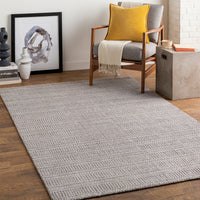 Surya Hickory Hck-2304 Dark Brown, Beige Area Rug