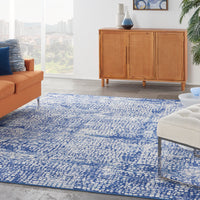 Nourison Whimsicle Whs07 Ivory Navy Area Rug