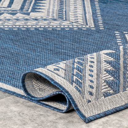 Nuloom Landry Aztec Nla1789B Blue Area Rug