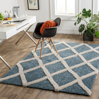 Surya Hudson Shag Hds-2301 Blue Area Rug