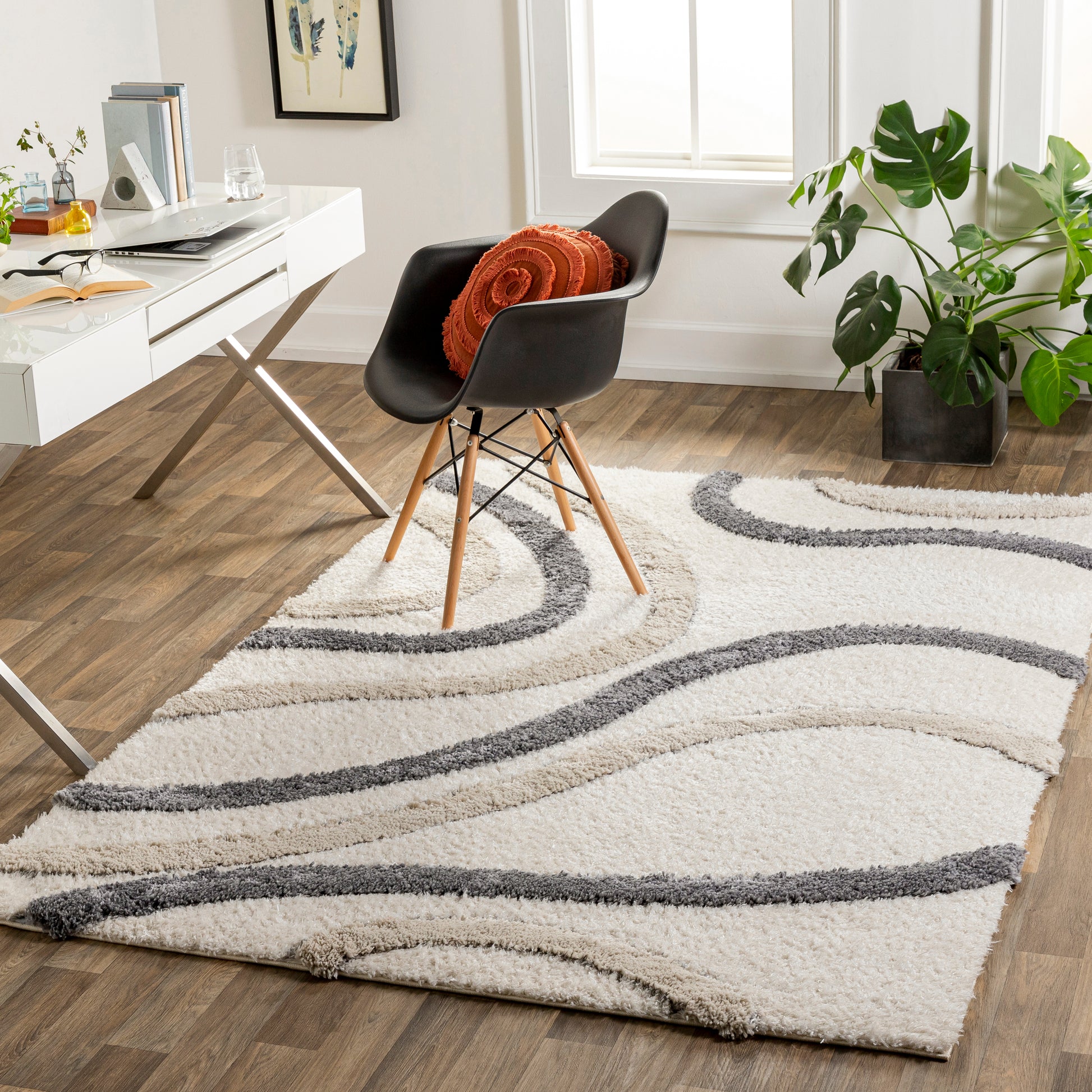 Surya Hudson Shag Hds-2313 Grey Area Rug