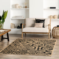 Nuloom Merissa Tribal Lattice Nme3495A Natural Area Rug