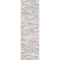 Nuloom Clarity Patchwork Cowhide Ncl3288A Beige Area Rug