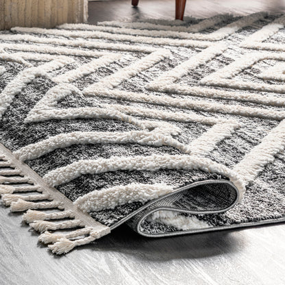 Nuloom Dani Diamond Nda2942A Gray Area Rug