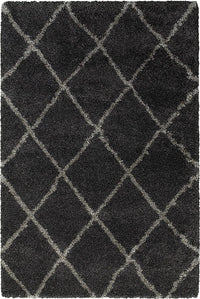 Oriental Weavers Sphinx Henderson 090K1 Charcoal / Grey Geometric Area Rug