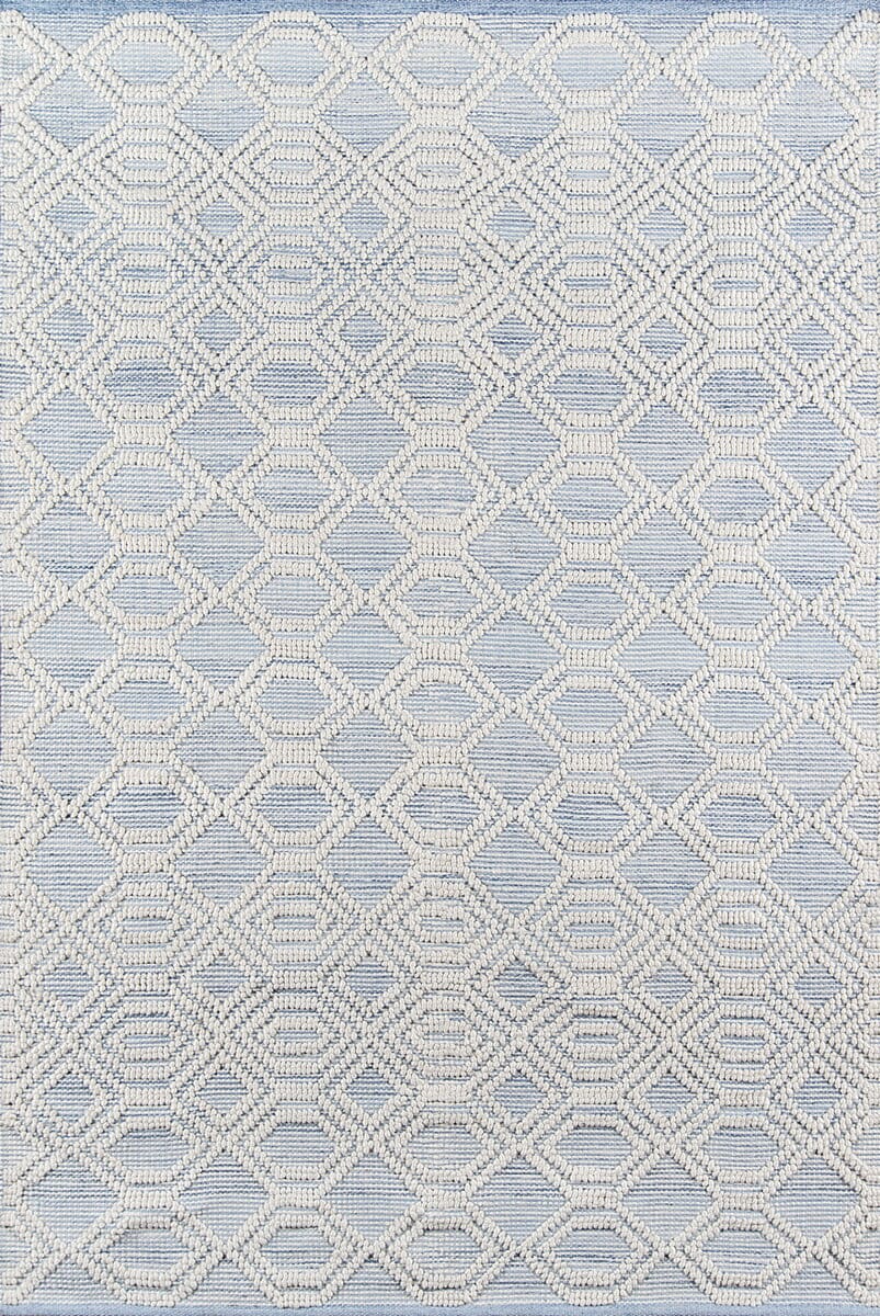 Momeni Hermosa Hrm-1 Light Blue Geometric Area Rug