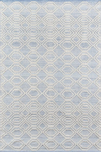 Momeni Hermosa Hrm-1 Light Blue Geometric Area Rug