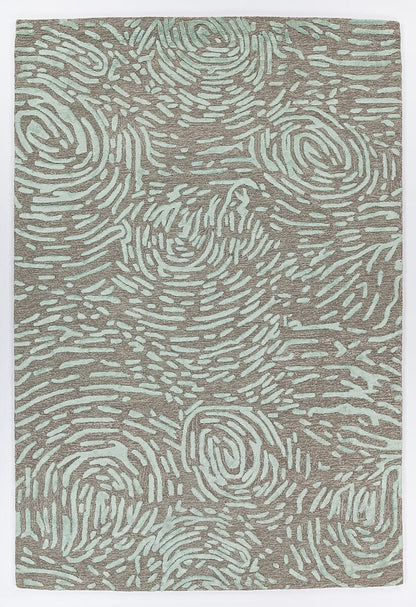 Chandra Hester Hes-49700 Grey / Blue Area Rug