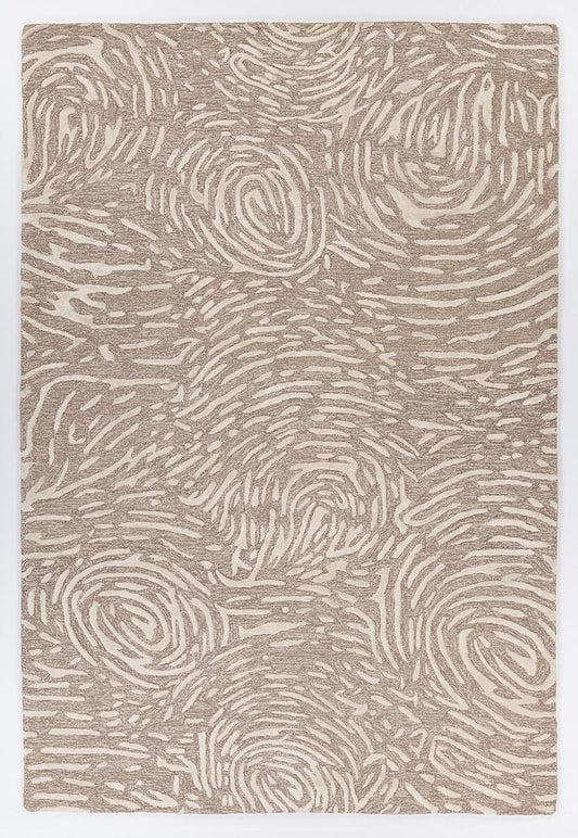 Chandra Hester Hes-49701 Brown / Tan Area Rug