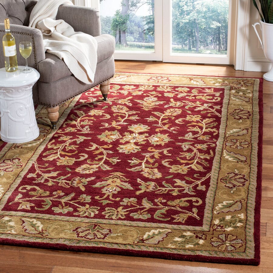 Safavieh Heritage Hg170A Red / Gold Area Rug