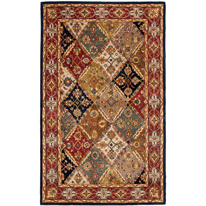 Safavieh Heritage Hg316B Green / Red Area Rug