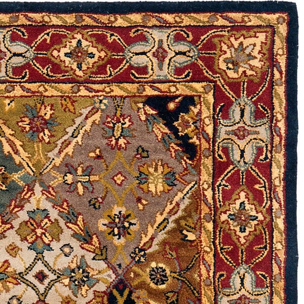 Safavieh Heritage Hg316B Green / Red Area Rug