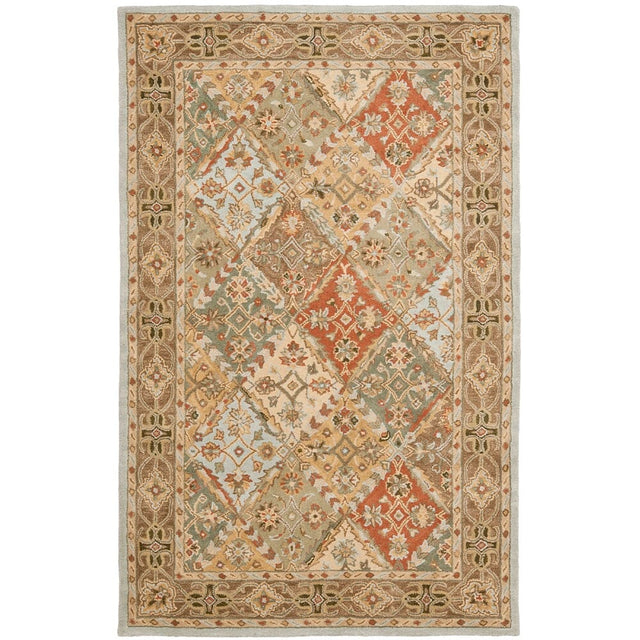 Safavieh Heritage Hg316C Light Blue / Light Brown Rugs.