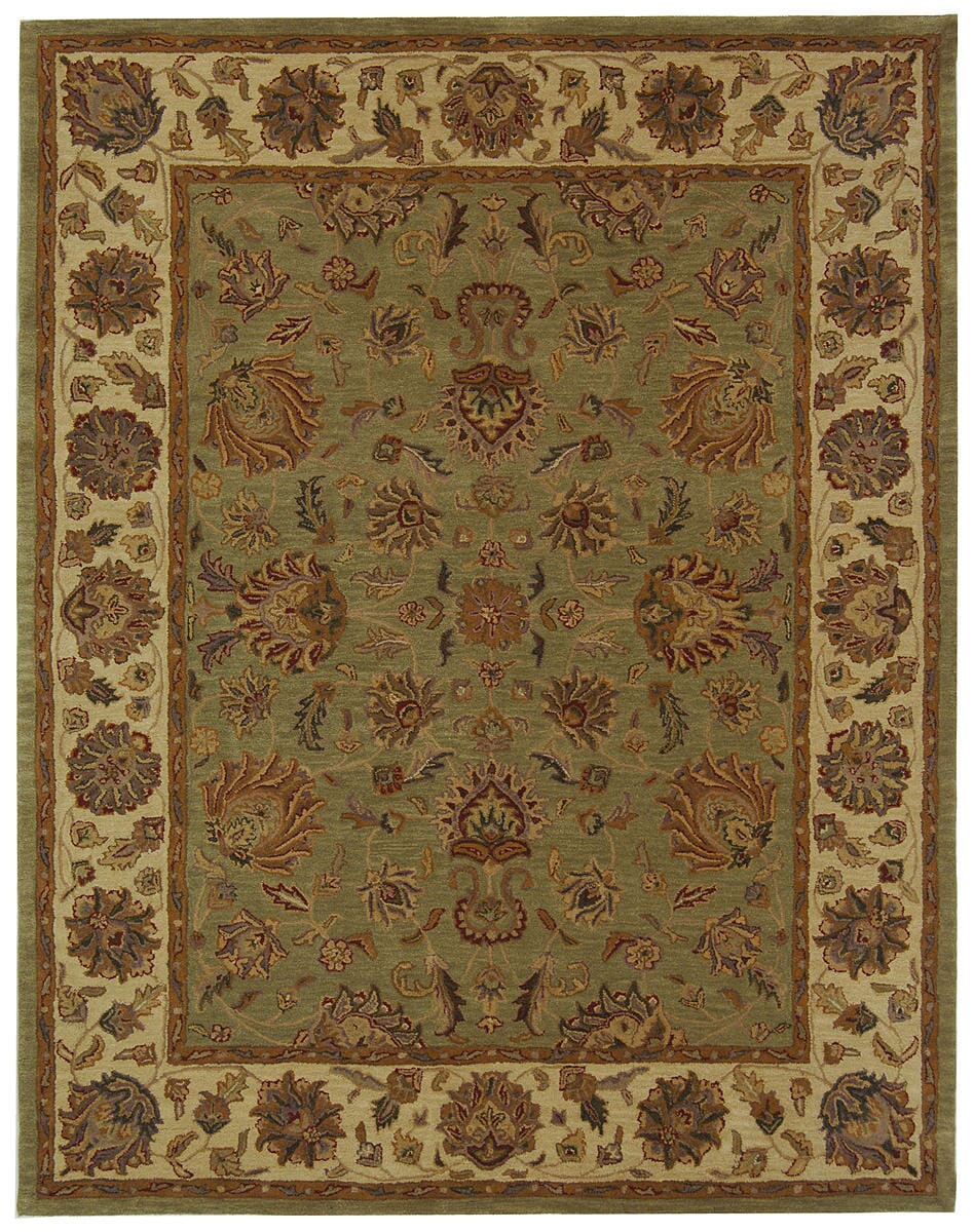 Safavieh Heritage Hg343A Green / Gold Area Rug