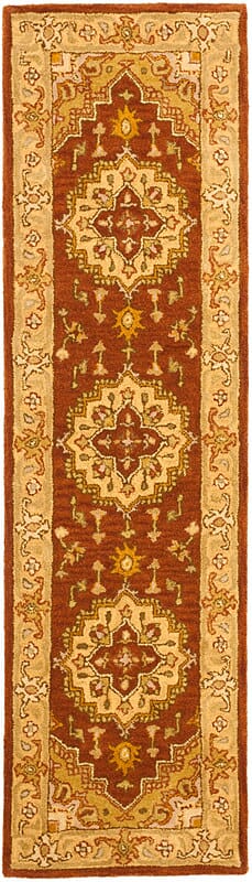 Safavieh Heritage Hg345A Rust / Gold Rugs.