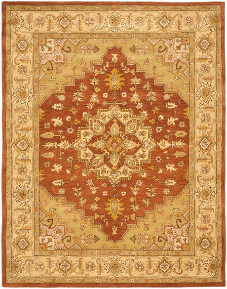 Safavieh Heritage Hg345A Rust / Gold Rugs.