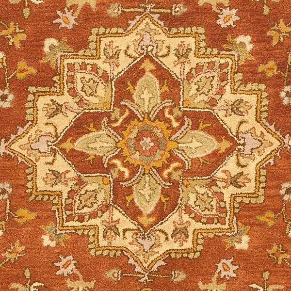 Safavieh Heritage Hg345A Rust / Gold Rugs.