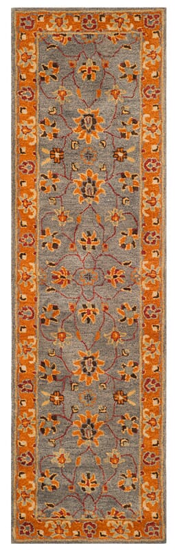 Safavieh Heritage Hg401A Blue / Orange Rugs.