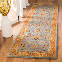 Safavieh Heritage Hg401A Blue / Orange Area Rug