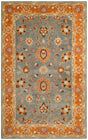 Safavieh Heritage Hg401A Blue / Orange Rugs.