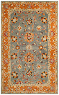 Safavieh Heritage Hg401A Blue / Orange Area Rug