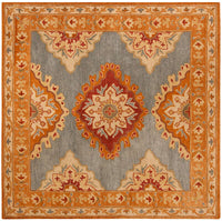 Safavieh Heritage Hg408A Blue / Rust Area Rug