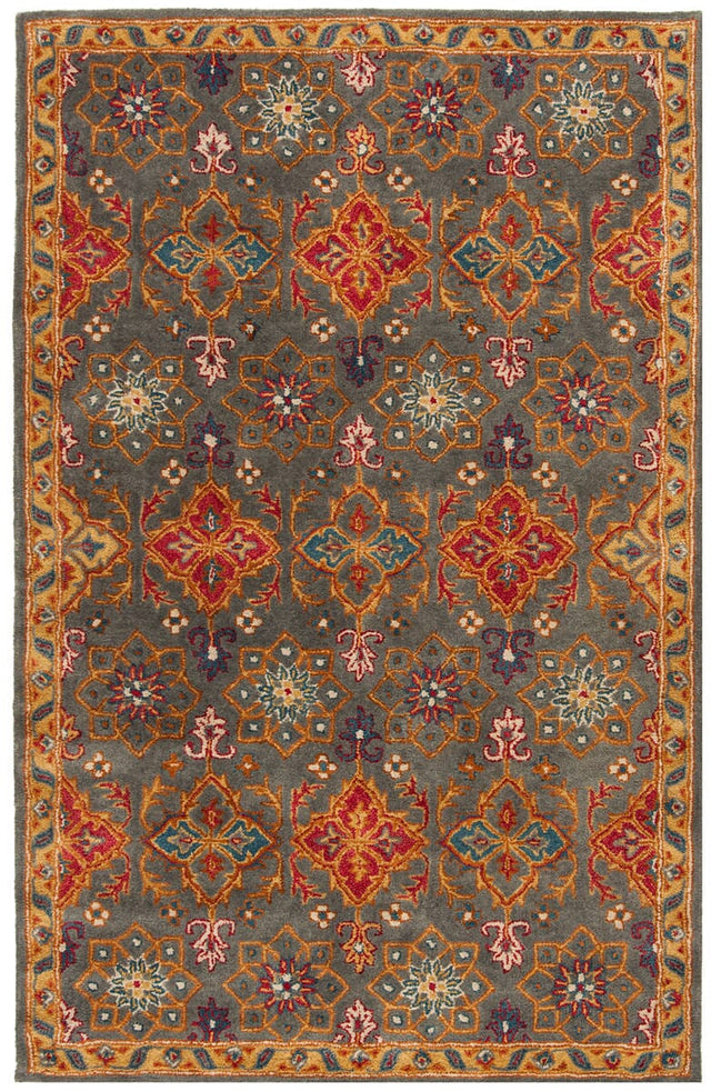 Safavieh Heritage Hg415H Charcoal / Multi Rugs.