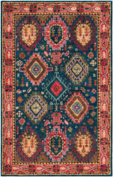 Safavieh Heritage Hg426N Navy / Red Rugs.