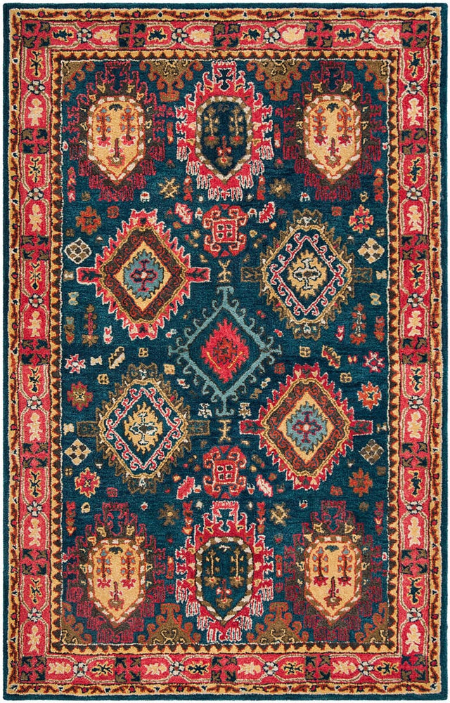 Safavieh Heritage Hg426N Navy / Red Rugs.