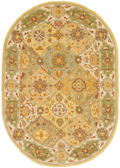 Safavieh Heritage Hg512C Multi / Ivory Area Rug