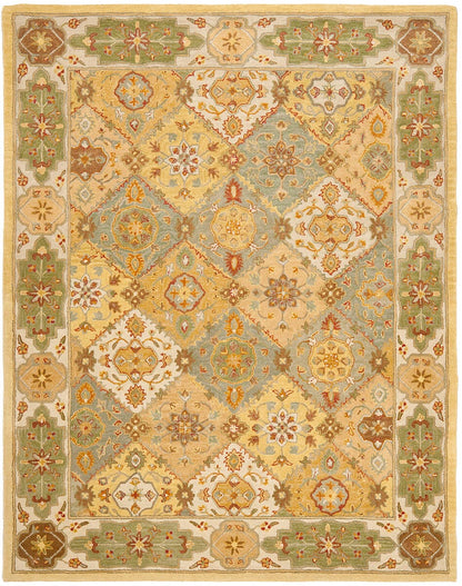 Safavieh Heritage Hg512C Multi / Ivory Area Rug