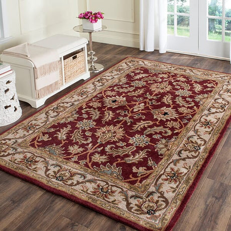 Safavieh Heritage Hg628D Red / Ivory Rugs.