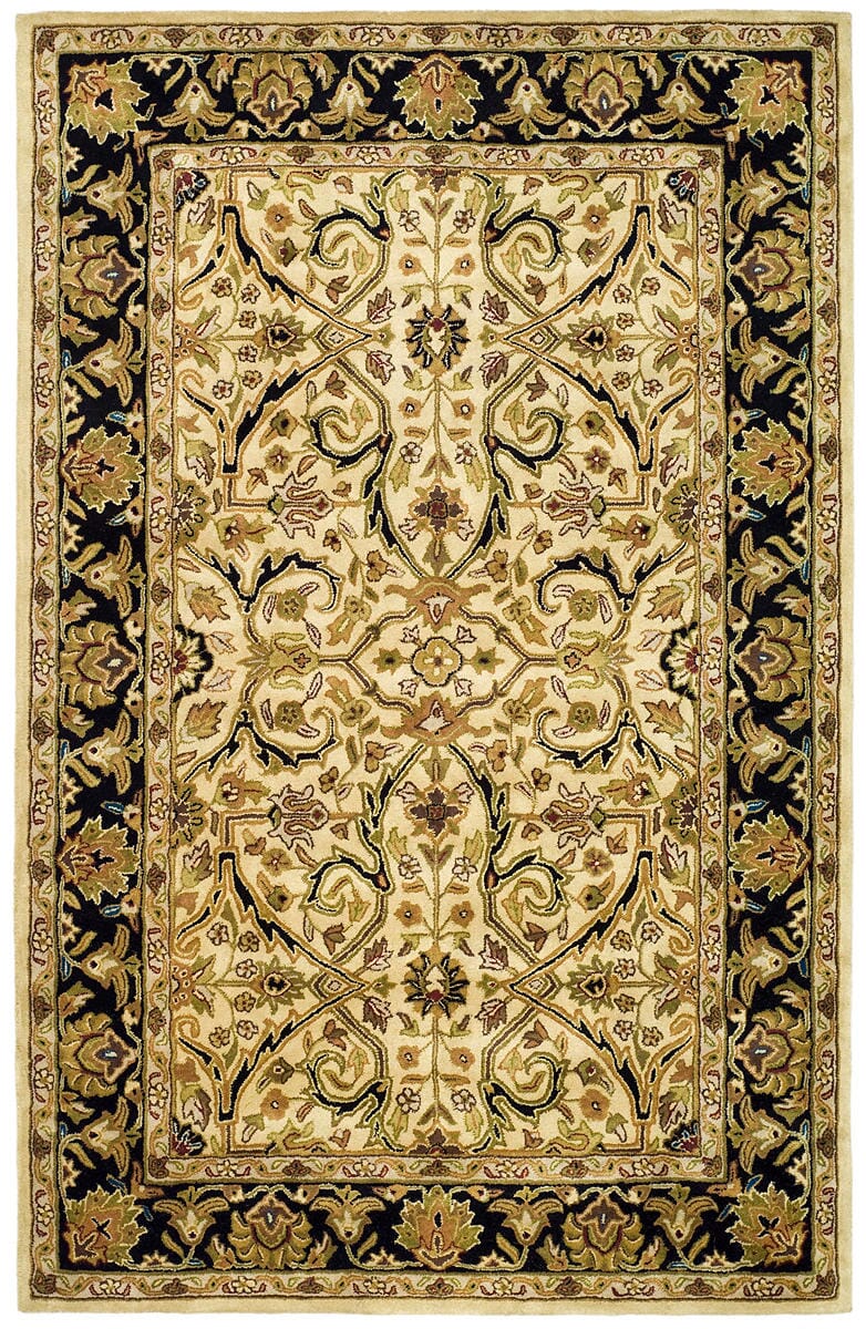 Safavieh Heritage Hg644C Ivory / Black Area Rug