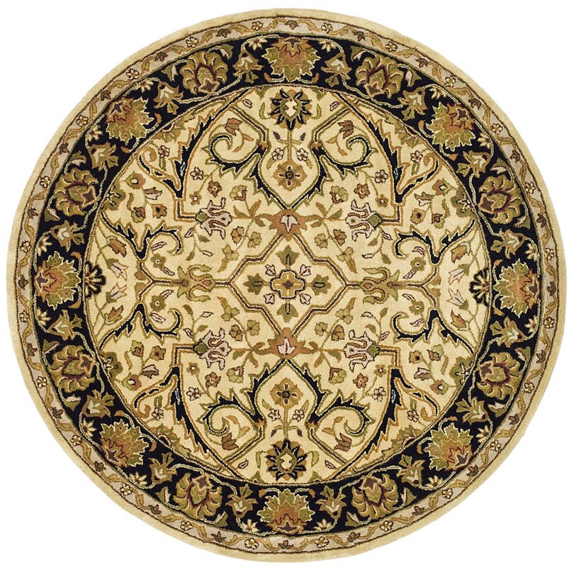 Safavieh Heritage Hg644C Ivory / Black Area Rug