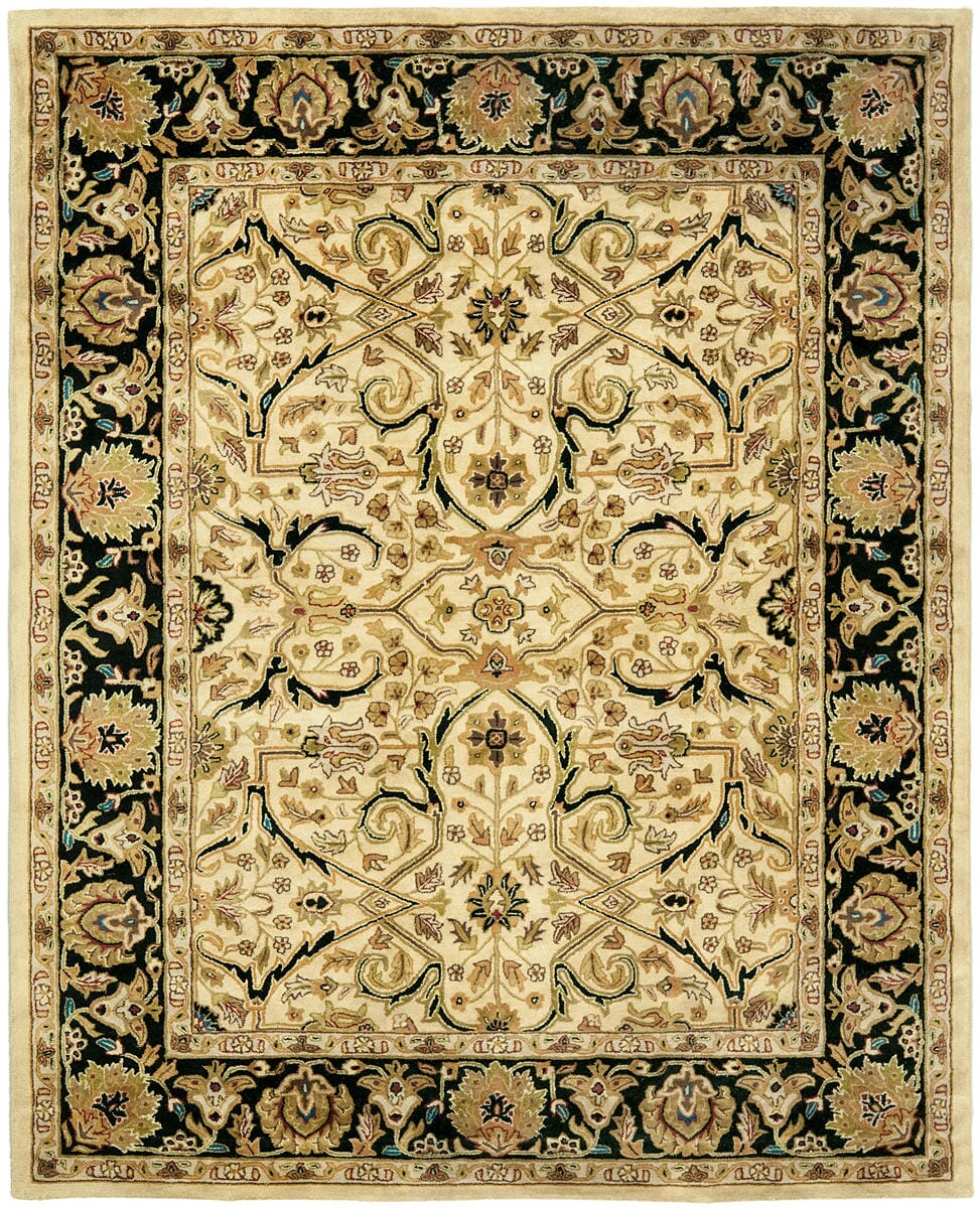 Safavieh Heritage Hg644C Ivory / Black Area Rug