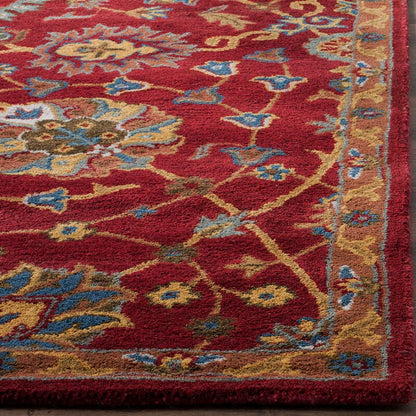 Safavieh Heritage Hg655A Red Area Rug