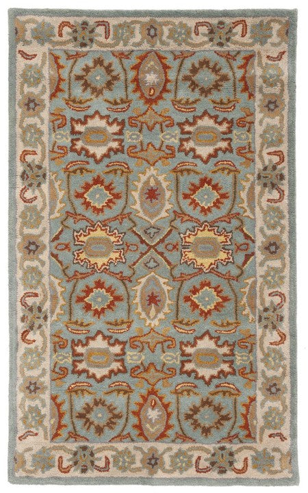 Safavieh Heritage Hg734A Light Blue / Ivory Rugs.