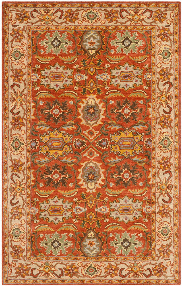 Safavieh Heritage Hg734D Rust / Beige Rugs.