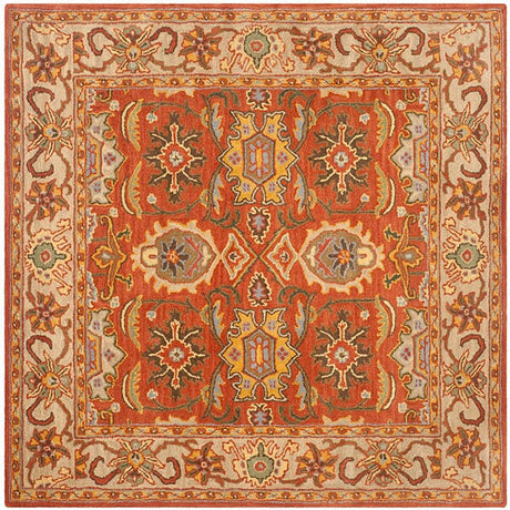 Safavieh Heritage Hg734D Rust / Beige Rugs.