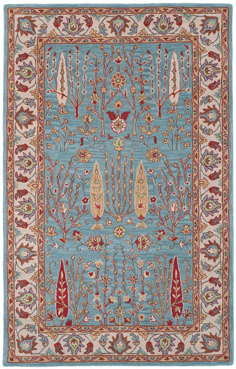 Safavieh Heritage Hg735A Blue / Ivory Rugs.